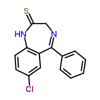 7-氯-1,3-二氫-5-苯基-2H-1,4-苯并二氮雜-2-硫酮