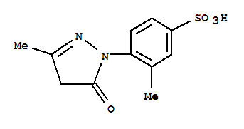 苯磺酸,4-(4,5-二氫-3-甲基-5-氧代-1H-吡唑-1-基)-3-甲基-