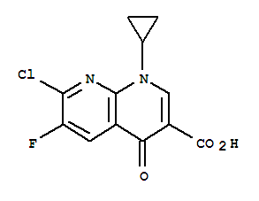 環丙基萘啶羧酸