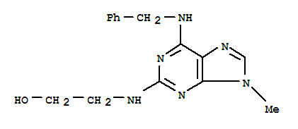 2-(羥乙氨基)-6-芐氨基-9-甲基嘌呤