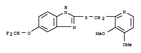 5-二氟甲氧基-2-{[(3,4-二甲氧基-2-吡啶基)甲基)硫)-1H-苯并咪唑