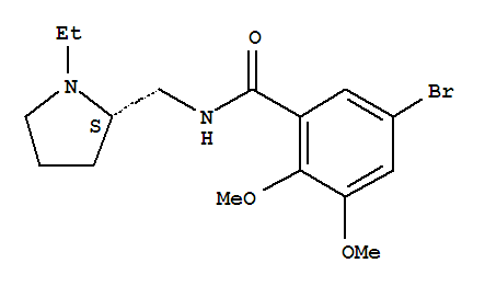 (-)-(S)-5-溴-2,3-二甲氧基-n-[(1-乙基-2-吡咯烷)甲基]-苯甲酰胺