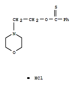 O-(2-嗎啉-4-鎓-4-基乙基)苯硫代甲酸酯氯化物