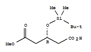 (3R)-3-叔丁基二甲基硅氧基戊二酸單甲酯