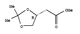 (R)-甲基2-(2,2-二甲基-1,3-二氧雜環戊烷-4-基)乙酸酯