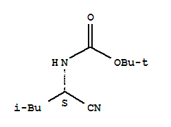 N-叔丁氧羰基-L-亮氨腈; N-[(1S)-1-氰基-3-甲基丁基]氨基甲酸叔丁酯