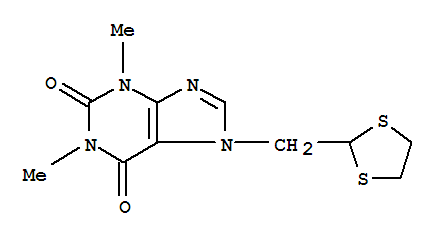 7-(1,3-二噻戊環-2-基甲基)-1,3-二甲基黃嘌呤