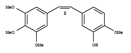 (Z)-3,4,5,4',-四甲氧基-3'-羥基二苯乙烯