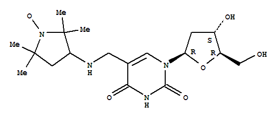 1-[(2R,4S,5R)-4-羥基-5-(羥基甲基)四氫呋喃-2-基]-5-[[(2,2,5,5-四甲基-6-氧雜-1-氮雜雙環[2.1.1]己烷-4-基)氨基]甲基]嘧啶-2,4-二酮