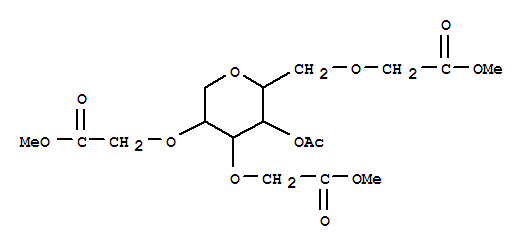 2-[3-乙酰氧基-5-(2-甲氧基-2-氧代乙氧基)-2-[(2-甲氧基-2-氧代乙氧基)甲基]四氫吡喃-4-基]氧基乙酸甲酯