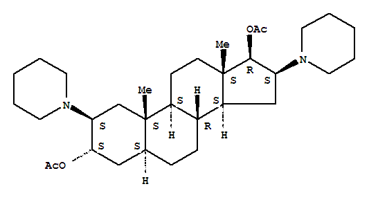 (2b,3a,16b,17b)-2,16-雙(哌啶基)-3,17-二乙酰氧基-5-雄甾烷