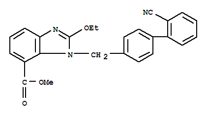 1-[(2'-氰基聯苯-4-基)甲基]-2-乙氧基-1H-苯并咪唑-7-甲酸甲酯