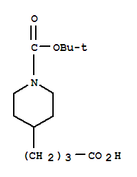 4-(N-Boc-4-哌啶基)丁酸; 4-(N-叔丁氧羰基-4-哌啶基)丁酸