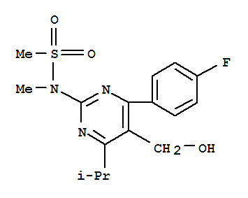 4-(4-氟苯基)-6-異丙基-2-[(N-甲基-N-甲磺酰)氨基]嘧啶-5-甲醇