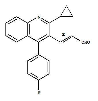 (E)-3-[2-環丙基-4-(4-氟苯基)-3-喹啉-2-丙烯醛