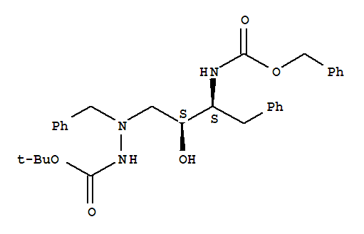 苯基甲基N-[(2S,3S)-3-羥基-4-[[(2-甲基丙烷-2-基)氧基羰基氨基]-(苯基甲基)氨基]-1-苯基丁烷-2-基]氨基甲酸酯