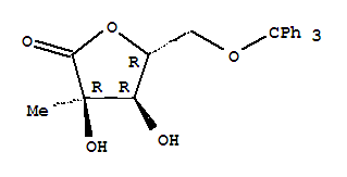 5-O-(三苯甲基)-2-C-甲基-D-核糖酸-gamma-內酯