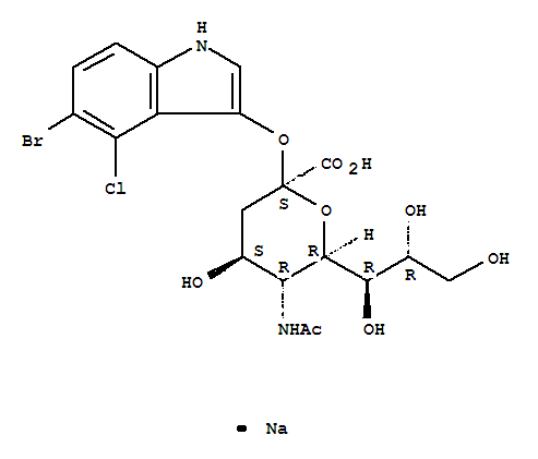 5-溴-4-氯-3-吲哚基-alpha-D-N-乙酰神經氨酸鈉鹽