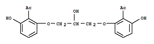 1,3-雙(2-乙酰基-3-羥基苯氧基)-2-丙醇