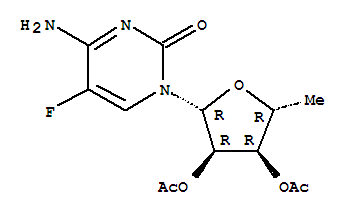 2',3'-二-O-乙酰基-5'-脫氧-5-氟胞苷