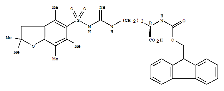 N''-[(2,3-二氫-2,2,4,6,7-五甲基苯并呋喃-5-基)磺酰基]-N-芴甲氧羰基-D-精氨酸