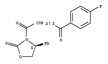 (4S)-3-[5-(4-氟苯基)-1,5-二氧代戊基]-4-苯基-2-惡唑烷酮