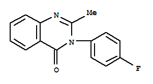 3-對氟苯基-2-甲基-4(3h)-喹唑烷酮