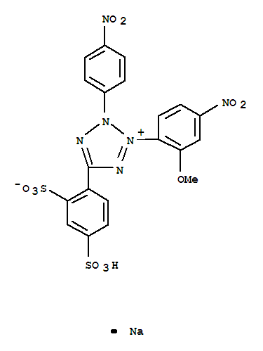 2-(2-甲氧基-4-硝基苯)-3-(4-硝基苯)-5-(2,4-二磺基苯)-2H-四氮唑單鈉鹽