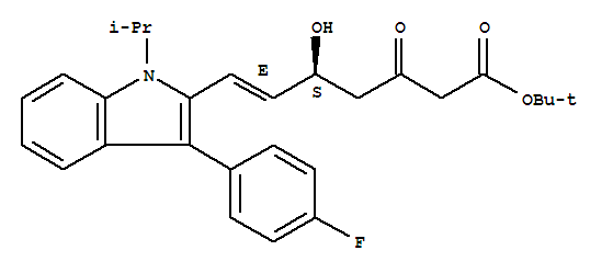 (E)‐(±)‐7‐[3‐(4‐氟苯基)‐1‐(1‐甲基乙基)‐2‐吲哚]‐5‐羥基‐3‐羰基‐6‐烯庚酸叔丁酯