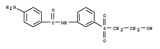 4-氨基-N-[3-(2-羥乙基)磺酰基]苯基苯甲酰胺
