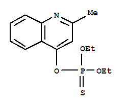 二乙氧基-(2-甲基喹啉-4-基)氧基-硫代-膦烷