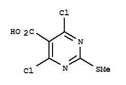 4,6-二氯-2-(甲巰基)嘧啶-5-甲酸