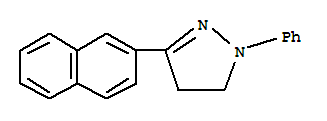 3-萘-2-基-1-苯基-4,5-二氫吡唑