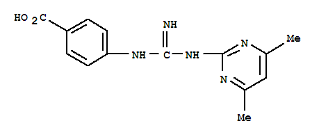 4-[[[(4,6-二甲基-2-嘧啶基)氨基]亞氨基甲基]氨基]-苯甲酸