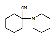 1-哌啶-1-基環己烷甲腈