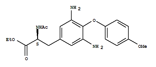 3,5-二氨基-4-(4-甲氧苯氧基)-N-乙酰-L-苯丙氨酸乙酯