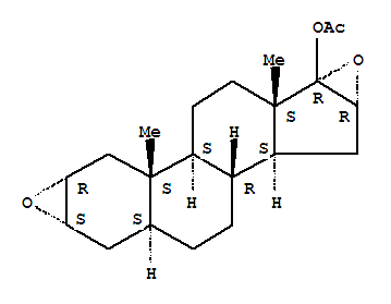 2a,3a,16a,17a-雙環氧雄甾-17b-羥基 5a-醋酸酯