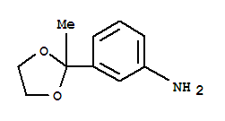 3-(2-甲基-1,3-二氧烷-2-基)苯胺