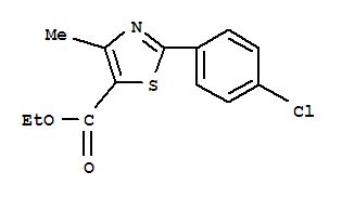 2-(4-氯苯基)-4-甲基-1,3-噻唑-5-羧酸乙酯