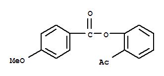 2-乙酰基苯基對茴香酸酯