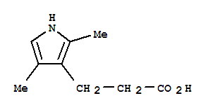 2,4-二甲基3-吡咯丙 酸