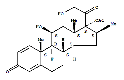 [(8S,10S,11S,13S,14S,16S,17R)-9-氟-11-羥基-17-(2-羥基乙酰基)-10,13,16-三甲基-3-氧代-6,7,8,11,12,14,15,16-八氫環戊烯并[a]菲-17-基]乙酸酯