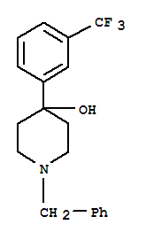 1-芐基-4-(3-三氟甲基)苯基-4-哌啶醇
