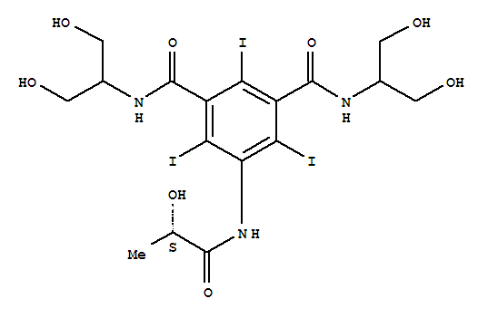 碘帕醇; (S)-N,N'-雙(1,3-二羥基丙-2-基)-5-[[(2S)-2-羥基丙酰]氨基]-2,4,6-三碘苯-1,3-二甲酰胺