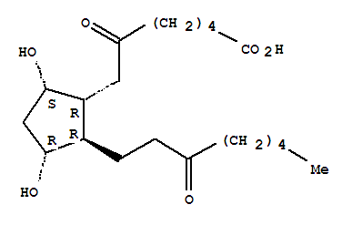 (9alpha,11alpha)-9,11-二羥基-6,15-二氧代-原甾-1-酸