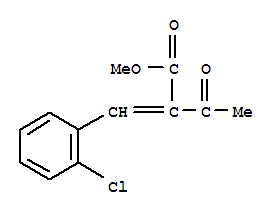 2-乙酰基-3-(2-氯苯基)丙烯酸甲酯