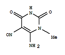 6-氨基-1-甲基-5-異亞硝基尿嘧啶