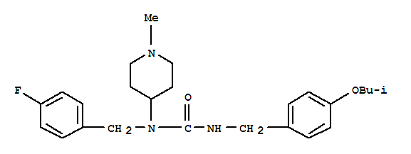 1-(4-氟芐基)-3-(4-異丁氧基芐基)-1-(1-甲基哌啶-4-基)脲