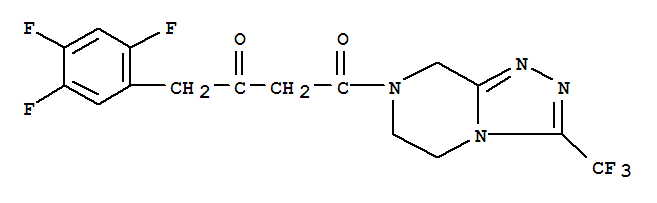 (2Z)-4-氧代-4-[3-(三氟甲基)-5,6-二氫-[1,2,4]三唑并[4,3-a]吡嗪-7-(8H)-基]-1-(2,4,5-三氟苯基)丁-2-酮