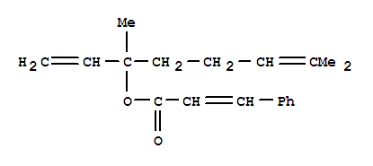 2-丙烯酸-1-乙烯基-1,5-二甲基-4-己烯醇3-苯基酯